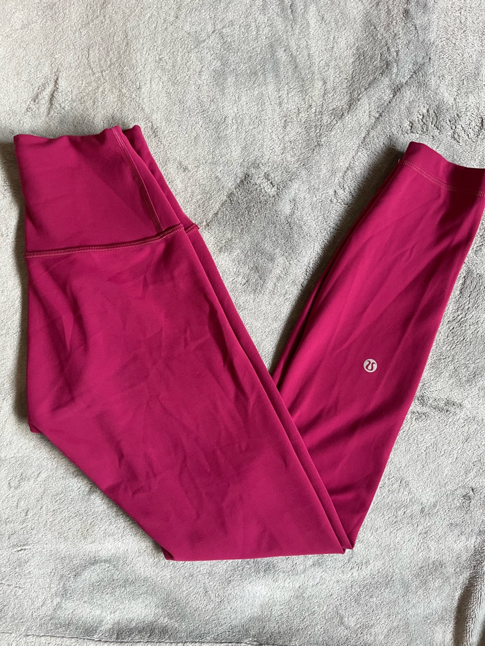 Lululemon Wunder Train Contour Fit High-Rise Leggings 25" size 2 Pomegranate